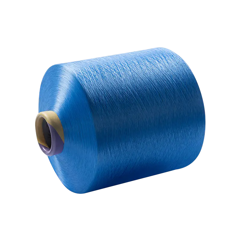 Polyester filament yarn, textile yarn